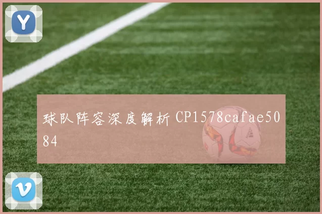 球队阵容深度解析 CP1578cafae5084